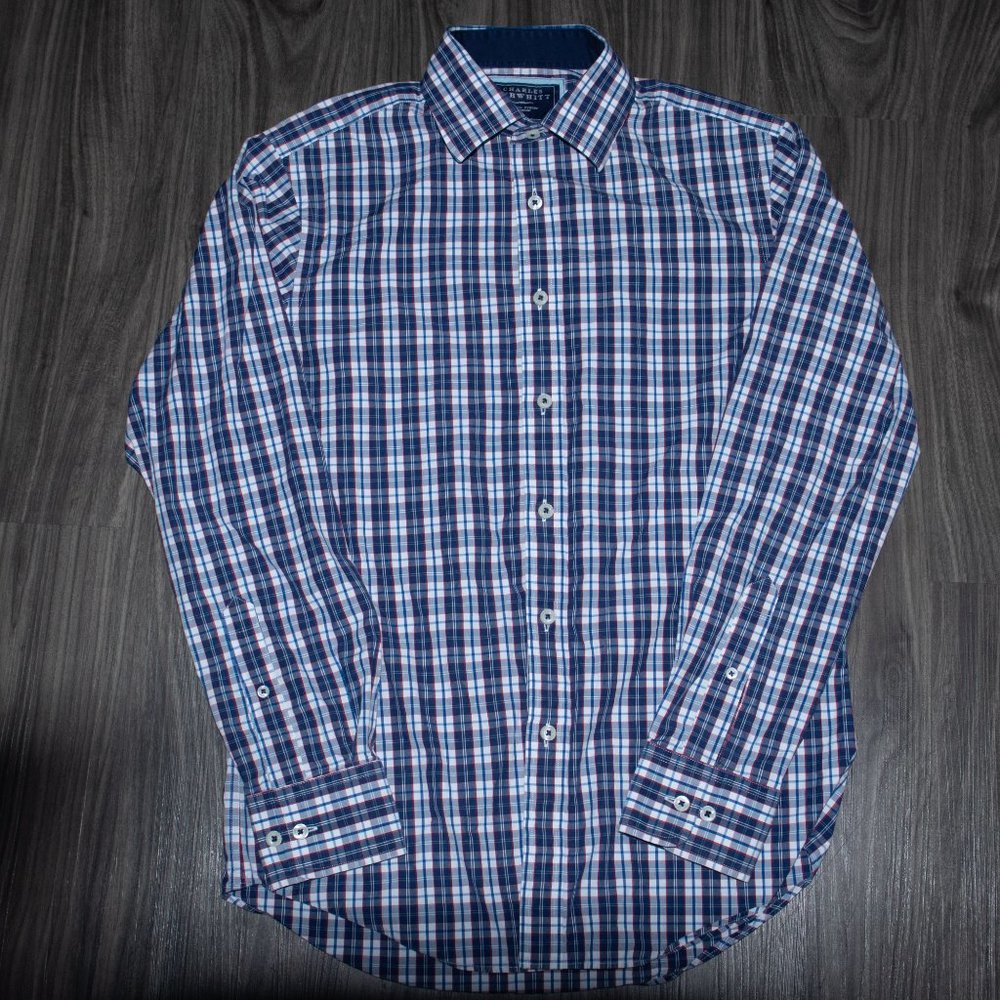 Charles Tyrwhitt Men's Dress Plaid S